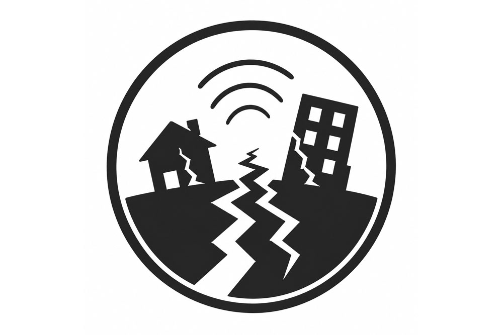 Symbol Erdbeben